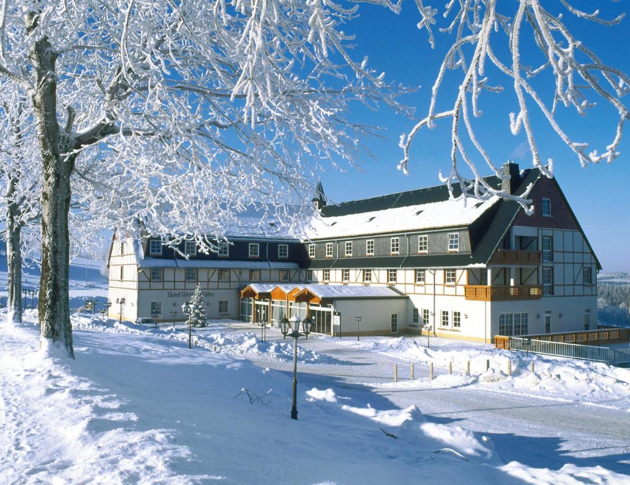 זיפן Panorama Berghotel Wettiner Hohe מראה חיצוני תמונה